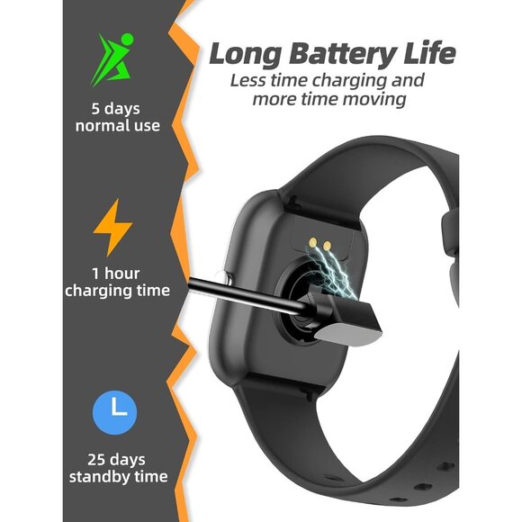 🆕 Kids Smart Watch Waterproof Fitness Activity Tracker Pedometers Alarm Clock - Picture 7 of 14